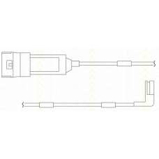 8115 24004 TRISCAN Сигнализатор, износ тормозных колодок