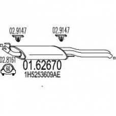 01.62670 MTS Глушитель выхлопных газов конечный