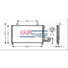 5220261 KUHLER SCHNEIDER Конденсатор, кондиционер