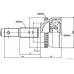 J2821144 HERTH+BUSS JAKOPARTS Шарнирный комплект, приводной вал