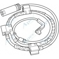 WIR5196 APEC Указатель износа, накладка тормозной колодки