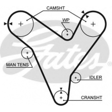 5379XS GATES Ремень ГРМ
