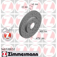 540.5300.52 ZIMMERMANN Тормозной диск