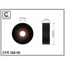 368-00 CAFFARO Натяжной ролик, поликлиновой  ремень