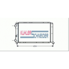 2102301 KUHLER SCHNEIDER Радиатор, охлаждение двигател