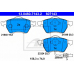 13.0460-7143.2 ATE Комплект тормозных колодок, дисковый тормоз