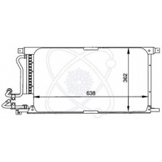 30G0027 ELECTRO AUTO Конденсатор, кондиционер