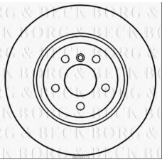 BBD6041S BORG & BECK Тормозной диск