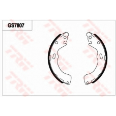 GS7807 TRW Комплект тормозных колодок