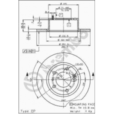 08.5636.10 BREMBO Тормозной диск