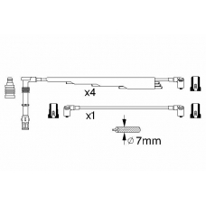 0 986 356 300 BOSCH Комплект проводов зажигания