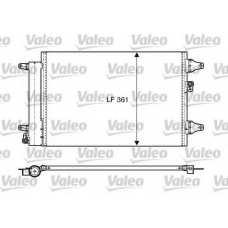 818004 VALEO Конденсатор, кондиционер