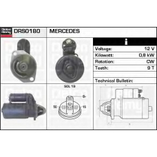 DRS0180 DELCO REMY Стартер
