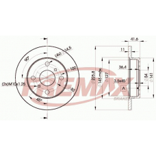 BD-1006 FREMAX Тормозной диск