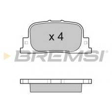 BP3063 BREMSI Комплект тормозных колодок, дисковый тормоз