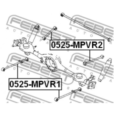 0525-MPVR1 FEBEST Рычаг независимой подвески колеса, подвеска колеса