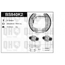 BS840K2 QUINTON HAZELL Комплект тормозов, барабанный тормозной механизм