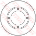 DF1971 TRW Тормозной диск