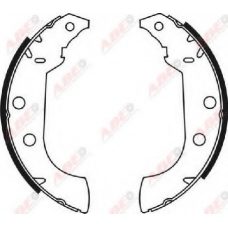 C0P008ABE ABE Комплект тормозных колодок