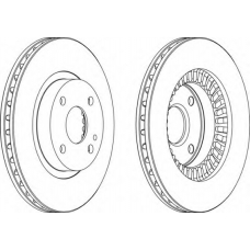 DDF1105-1 FERODO Тормозной диск