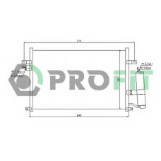 PR 1704C1 PROFIT Конденсатор, кондиционер