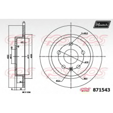 871543.6060 MAXTECH Тормозной диск