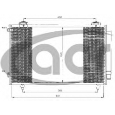 300479 ACR Конденсатор, кондиционер