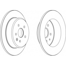DDF1499-1 FERODO Тормозной диск