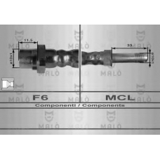 8909 Malo Тормозной шланг