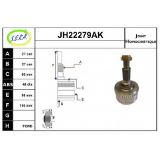 JH22279AK SERA Шарнирный комплект, приводной вал