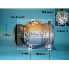 14-1038 AUTO AIR GLOUCESTER Компрессор, кондиционер