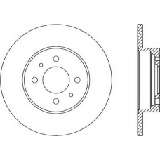 BDR1133.10 OPEN PARTS Тормозной диск