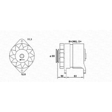 063321019010 MAGNETI MARELLI Генератор