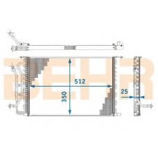 7005001 BEHR Condenser