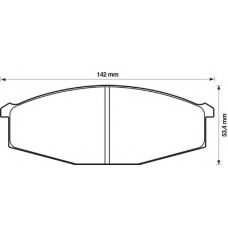 572362S STOP Комплект тормозных колодок, дисковый тормоз 572362S STOP Комплект тормозных колодок, дисковый тормоз