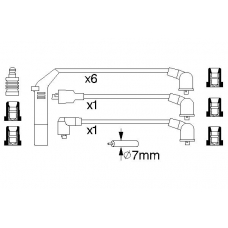 0 986 356 714 BOSCH Комплект проводов зажигания