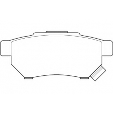 WBP21312A WAGNER LOCKHEED Комплект тормозных колодок, дисковый тормоз