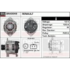 DRA0049 DELCO REMY Генератор