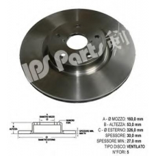 IBT-1715 IPS Parts Тормозной диск