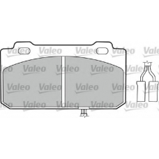 598130 VALEO Комплект тормозных колодок, дисковый тормоз