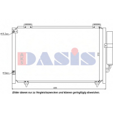 212038N AKS DASIS Конденсатор, кондиционер