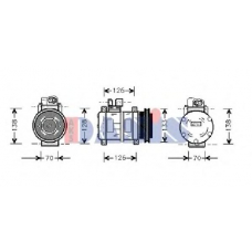 850767N AKS DASIS Компрессор, кондиционер