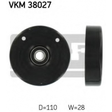 VKM 38027 SKF Паразитный / ведущий ролик, поликлиновой ремень
