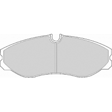 FD6623A NECTO Комплект тормозных колодок, дисковый тормоз