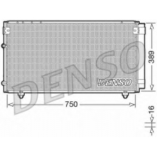 DCN50042 DENSO Конденсатор, кондиционер