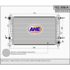 102.056/A AHE Радиатор, охлаждение двигателя