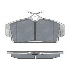 SP 269 SCT Комплект тормозных колодок, дисковый тормоз