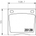 T0800 PAGID Комплект тормозных колодок, дисковый тормоз