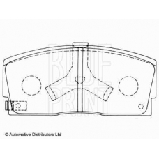 ADD64207 BLUE PRINT Комплект тормозных колодок, дисковый тормоз