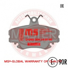 13046028342K-SET-MS MASTER-SPORT Комплект тормозных колодок, дисковый тормоз
